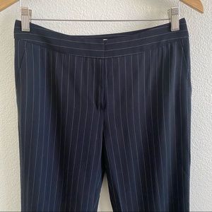 MAXMARA Black Pinstripe Trousers